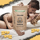 Walgrow Yellow Tigers Power For Men's/Male Sex Drive Enhancer & Longer Lasting Play with Your Partner Tablets