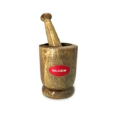 Handmade Wooden Khalbatta Okhli Masher Mortar and Pestle Set For Kitchen Tools