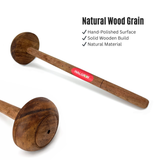 Walgrow Wooden Dal Mathni / Madhani – Traditional Manual Churner for Buttermilk, Lassi & Dal (12-Inch, Natural Wood)