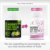 Goa Nutritions Horny Goat Weed with Maca Root – Vitality & Energy Support Supplement (120 Tablets)