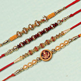 Assorted Exclusive Design Dora Rakhi With Roli & Chawal (Set Of 12, Multi) - Walgrow.com