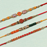 Assorted Exclusive Design Dora Rakhi With Roli & Chawal (Set Of 12, Multi) - Walgrow.com