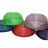 BPA Free Plastic Round Lightweight Fruit and Vegetable Storage Basket ( Assorted, Pack of 01) - Walgrow.com