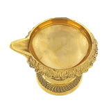 Brass Indian Religious Kuber Diya/Deepak/Oil Lamp For Worship God (Golden) - Walgrow.com