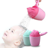Child Safety Multifunctional Baby Bath Shampoo Rinse Shower Cup For Washing Baby (Pink ,Pack of 1) - Walgrow.com