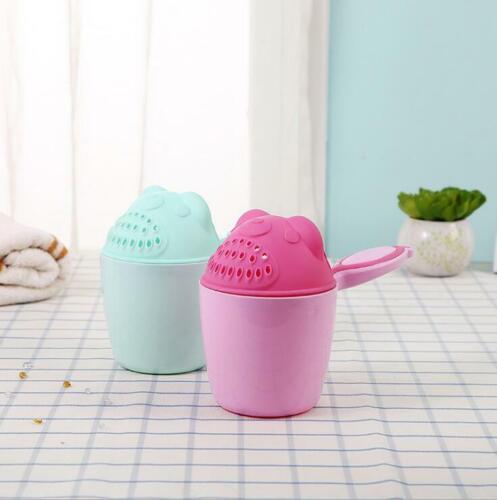 Child Safety Multifunctional Baby Bath Shampoo Rinse Shower Cup For Washing Baby (Sea Green, Pack of 1) - Walgrow.com
