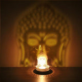 Eco-Friendly Handcrafted Religious Night Shadow Tealight Candle Holders (Golden) - Walgrow.com