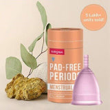 FDA Approved Pad-Free Periods Menstrual Cup For Women with No Rashes & Leakage Or Odour (Medium, Pink) - Walgrow.com