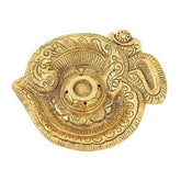 Handcrafted Metal Religious Om Shaped Incense/Agarbatti Stick Holder - Walgrow.com