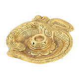 Handcrafted Metal Religious Om Shaped Incense/Agarbatti Stick Holder - Walgrow.com