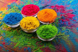 Herbal Gulal Color Powder Packets For Holi Festival, Fun Runs, Color Wars & More (Sky Blue) - Walgrow.com