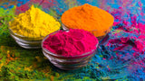 Herbal Gulal Color Powder Packets For Holi Festival, Fun Runs, Color Wars & More (Sky Blue) - Walgrow.com