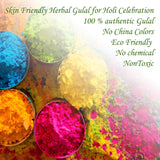 Herbal Gulal Color Powder Packets For Holi Festival, Fun Runs, Color Wars & More (Sky Blue) - Walgrow.com