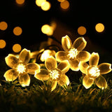 LED Blossom Flower Fairy String Lights For Festival (Warm White, 4 Meter) - Walgrow.com