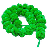 Light Green Artificial Marigold Garlands Flower For Home, Office & Festive Event Decoration - Walgrow.com