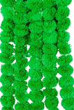 Light Green Artificial Marigold Garlands Flower For Home, Office & Festive Event Decoration - Walgrow.com