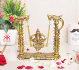 Lord Ganesha Swing jhula Statues for Temple Pooja, Home Décor & Gifts Purpose - Walgrow.com