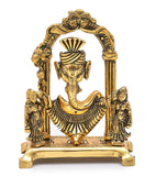 Metal lord Ganesha Statue with Riddhi Siddhi For Pooja, Home Décor & Gifts Purpose - Walgrow.com