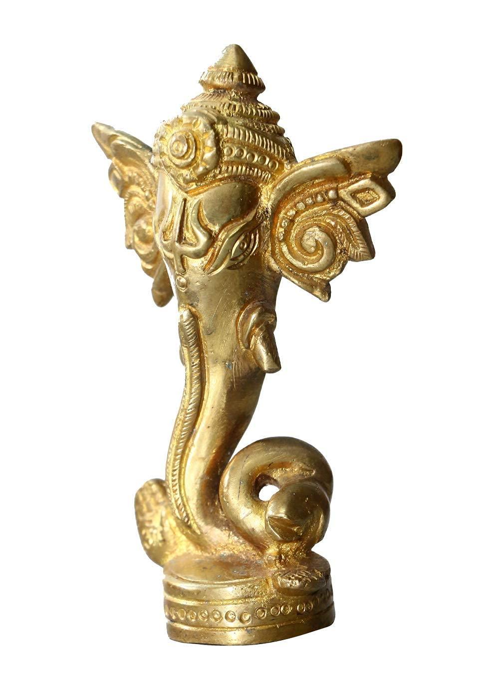 Metal lord Ganesha Statue with Trishul For Pooja, Home Décor & Gifts Purpose - Walgrow.com Metal lord Ganesha Statue with Trishul For Pooja, Home Décor & Gifts Purpose - Walgrow.com