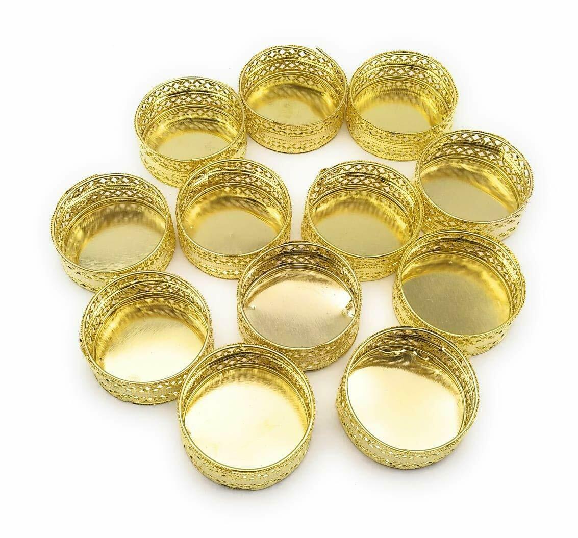 Metal Round Tealight Candle Holders Stand For Home Decorations - Walgrow.com