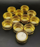 Metal Round Tealight Candle Holders Stand For Home Decorations - Walgrow.com