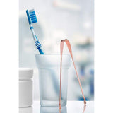 Oral Care Tongue Scrapers Cleaner Tool Bamboo/Plastic/Stainless Steel (Copper) - Walgrow.com