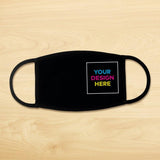 Personalised Double Layered Custom Comfort and Easy Breathing Unisex Face Masks (Free Size, Black) - Walgrow.com