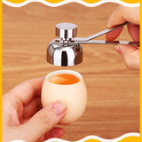 Stainless Steel Utensils Topper Egg Shell Cutter Opener Tool For Kitchen - Walgrow.com