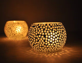 Star Moroccan Mosaic Glass Votives Tealight Candle Holders For Home Decoration - Walgrow.com