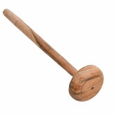 Handmade Wooden Hand Masher/Whisk Beater/Ghotni/Mathani For Kitchen (24Cm, Tan) - Walgrow.com