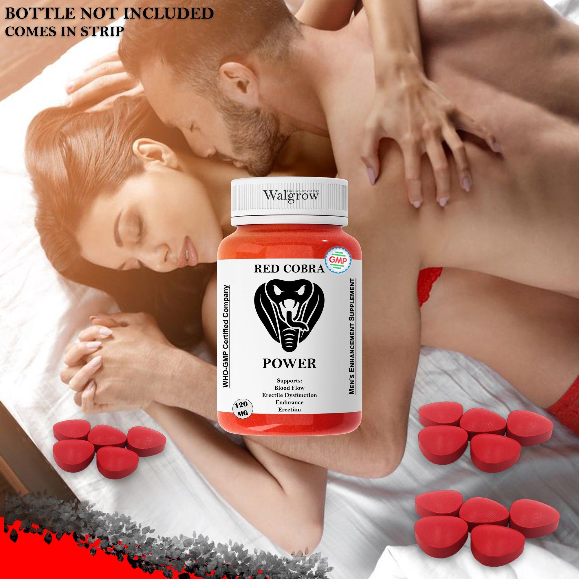 Red Cobra Power For Men's/Male Increased Stamina and Boost Performance (120mg, Tablets) - Walgrow.com