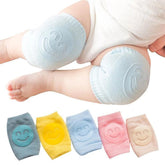 Zindwear Cotton Smiley Face Anti Slip Baby Crawling Knee Pads For Toddler Protector (Smiley, Multicolor) - Walgrow.com