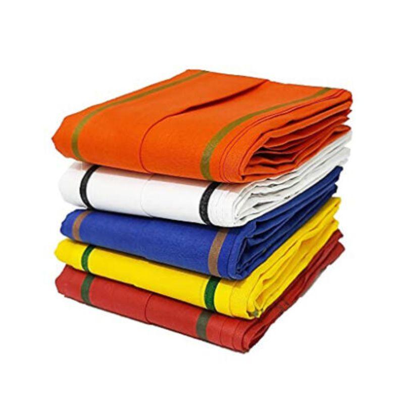 Zindwear Men's Soft and Smooth Cotton Lightweight Bath Towel/Gamcha/Gamosa/Saafi - Walgrow.com