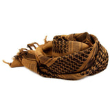 Zindwear Unisex Cotton Army Arab Keffiyeh Desert Shemagh Military Arafat Scarf/Scarves/Wrap (43" x 43") - Walgrow.com