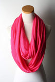 Zindwear Women's Cotton Hosiery Infinity Around Loop Convertible Scarves/Wraps (One Size, Peach Pink) - Walgrow.com