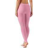 Zindwear Women's Cotton Soft Plain Summer Stretchy Ankle Length Leggings (One Size, Baby Pink) - Walgrow.com