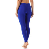 Zindwear Women's Cotton Soft Plain Summer Stretchy Ankle Length Leggings (One Size, Blue) - Walgrow.com