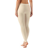 Zindwear Women's Cotton Soft Plain Summer Stretchy Ankle Length Leggings (One Size, Cream) - Walgrow.com