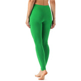 Zindwear Women's Cotton Soft Plain Summer Stretchy Ankle Length Leggings (One Size, Light Green) - Walgrow.com