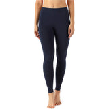 Zindwear Women's Cotton Soft Plain Summer Stretchy Ankle Length Leggings (One Size, Navy Blue) - Walgrow.com