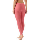 Zindwear Women's Cotton Soft Plain Summer Stretchy Ankle Length Leggings (One Size, Peach Pink) - Walgrow.com