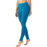 Zindwear Women's Cotton Soft Plain Summer Stretchy Ankle Length Leggings (One Size, Sky Blue) - Walgrow.com