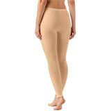 Zindwear Women's Cotton Soft Plain Summer Stretchy Ankle Length Leggings (One Size, Tan) - Walgrow.com