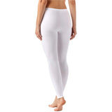 Zindwear Women's Cotton Soft Plain Summer Stretchy Ankle Length Leggings (One Size, White) - Walgrow.com