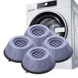 4Pcs Anti Vibration Feet Pads Rubber Legs Slipstop Silent Skid Raiser Mat For Washing Machine Support Dampers Stand Accessories - Walgrow.com