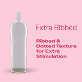 Durex Extra Ribbed Condoms for Men's/Male - Walgrow.com