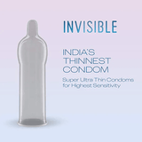 Durex Invisible Ultra-Thin Design Condoms for Max Pleasure - Walgrow.com