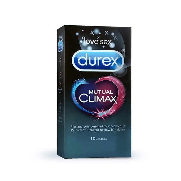 Durex Mutual Climax Ribbed & Dotted Design Condoms - Walgrow.com