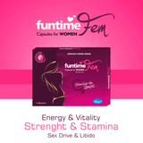 Leeford Funtime Fem For Women Sexual Vigour Helps Relieve Stress, Improves Energy, Stamina and Libido (1 Strip, 10 Capsules) - Walgrow.com