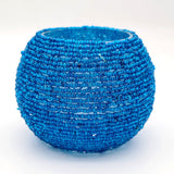Bead Work Moroccan Mosaic Glass Tealight Candle Holder (7 Cm x 10 Cm x 10 Cm, Pack Of 2) - Walgrow.com
